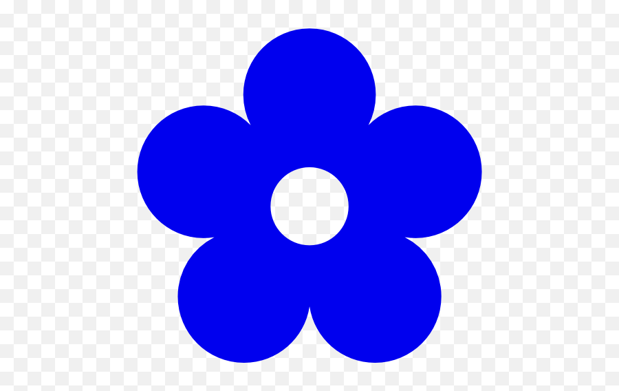Blue Flower Png Download Free Clip Art - Blue Flower Clipart Emoji,Blue Flower Emoji