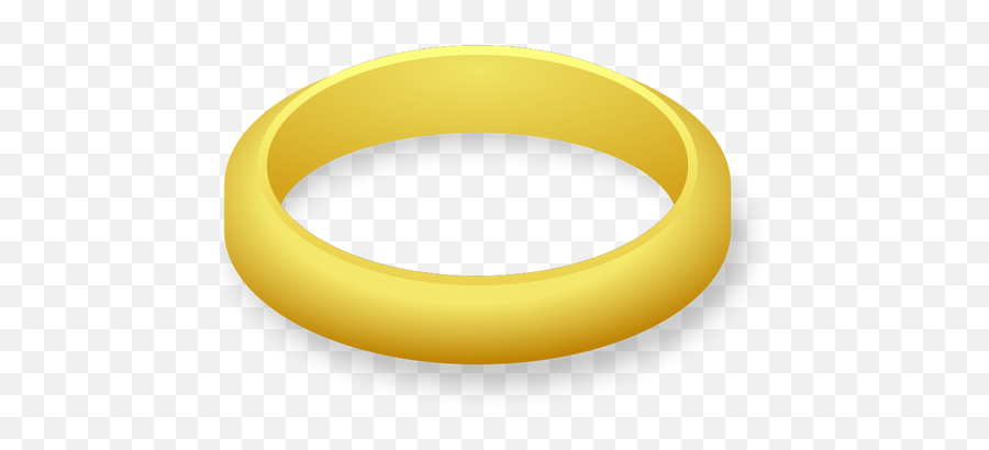 Simple Wedding Ring Vector Drawing - Plastic Bangle Clipart Emoji,Engagement Ring Emoji
