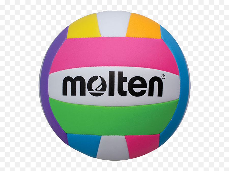 Camp Volleyballs - Rainbow Molten Volleyball Emoji,Is There A Volleyball Emoji