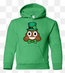 Leprechaun Costume Poop Emoji Funny St Patricks Day - Bape Kids Hoodie,Groan Emoji