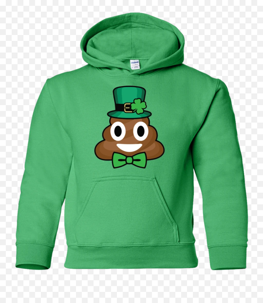 Leprechaun Costume Poop Emoji Funny St Patricks Day - Bape Kids Hoodie,Groan Emoji