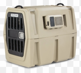 Dog Crate Accessories - Gunner Kennel With Fan Emoji,Emoji Battery Power