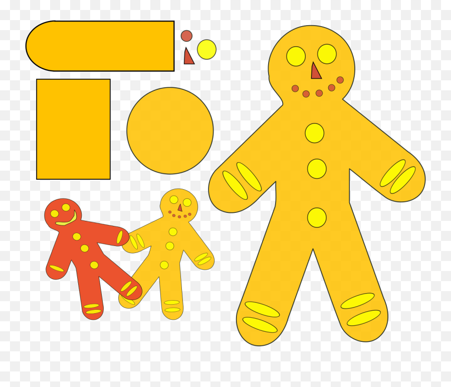 Gingerbreadman1 - Clip Art Emoji,Gingerbread Man Emoji