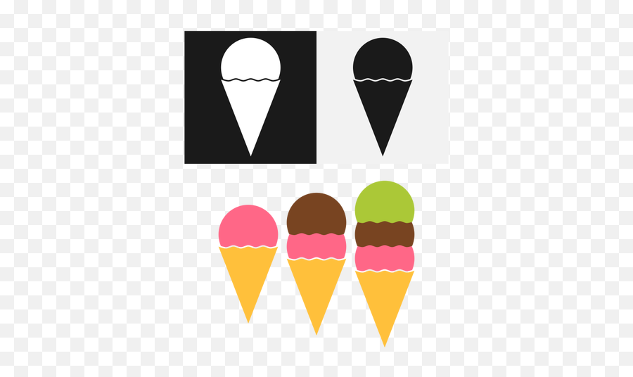 Coleção De Sorvete - Ice Cream Vector Clip Art Emoji,Ice Cream Emoticon