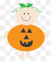 Free Halloween Clip Pumpkins - Baby Art Emoji