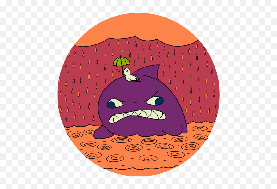 Grumpy Shark - Cartoon Emoji,Shark Emoji