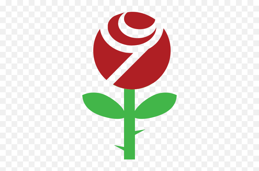 Rose Emoji For Facebook Email Sms - Emblem,Rose Emoji Png