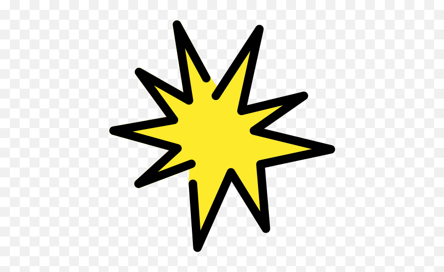 Collision Symbol - Clip Art Emoji,Collision Emoji