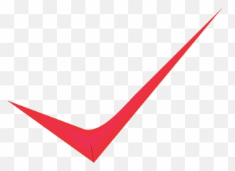 Red Check Mark - Clip Art Emoji