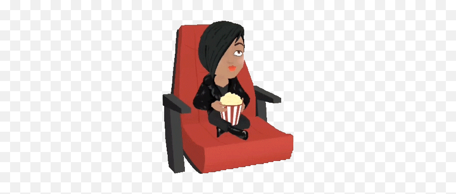 Via Giphy In 2020 Stickers Emoji Turn Your Life Around - Cartoon,Emoji Eating Popcorn