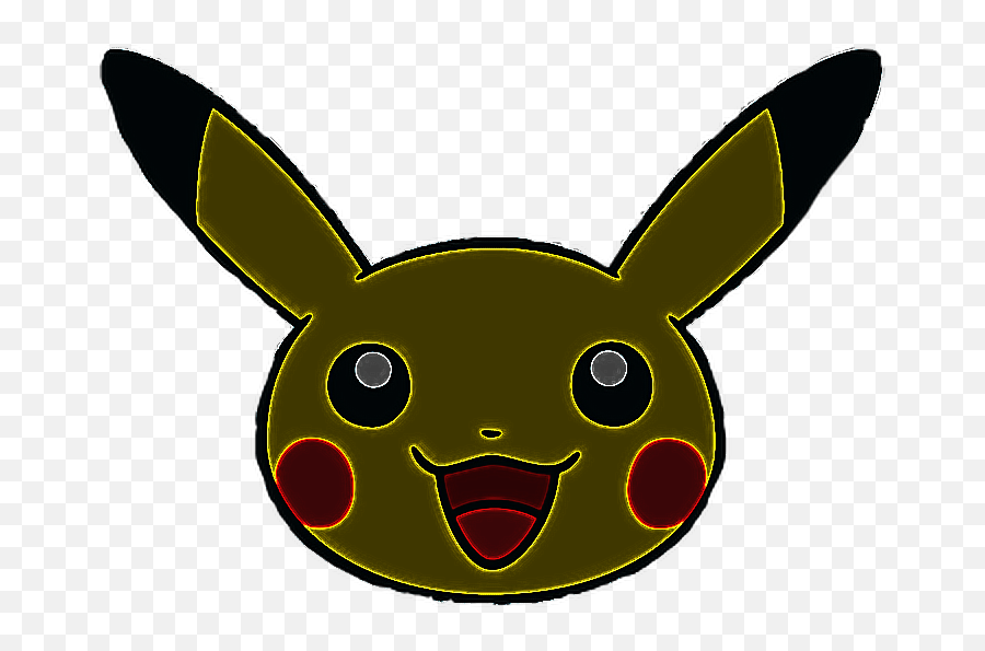 Pikachu Is Rocking This Neon Style From Monkeygirl1900 - Domestic Rabbit Emoji,Rocking Emoji