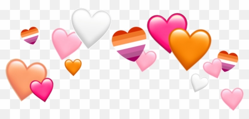 Largest Collection of Free - toEdit lesbian love Stickers Lesbian Heart Crown Transparent Emoji