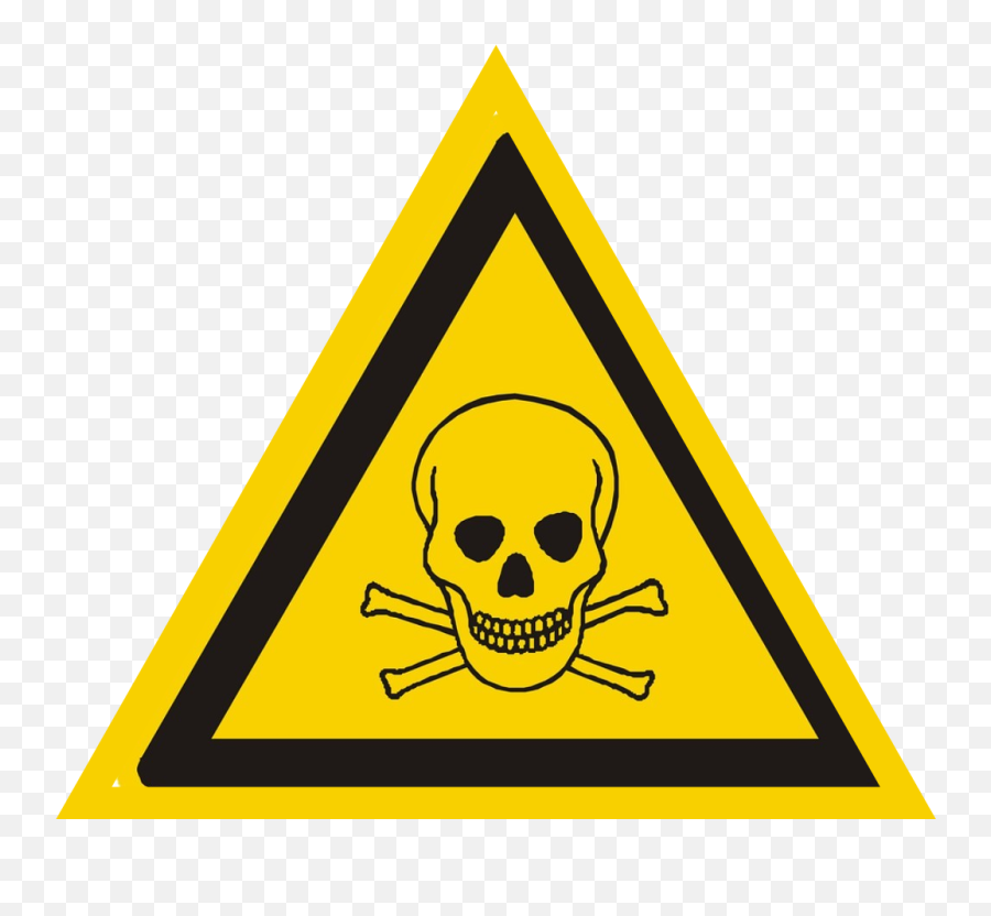 Poison Danger Warning Sign Sticker - Elektrik Png Emoji,Poison Emoji
