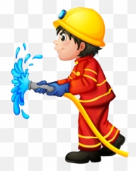 Clipart Woman Fireman Clipart Woman Fireman Transparent - Fireman Clipart Emoji,Firefighter Emoji