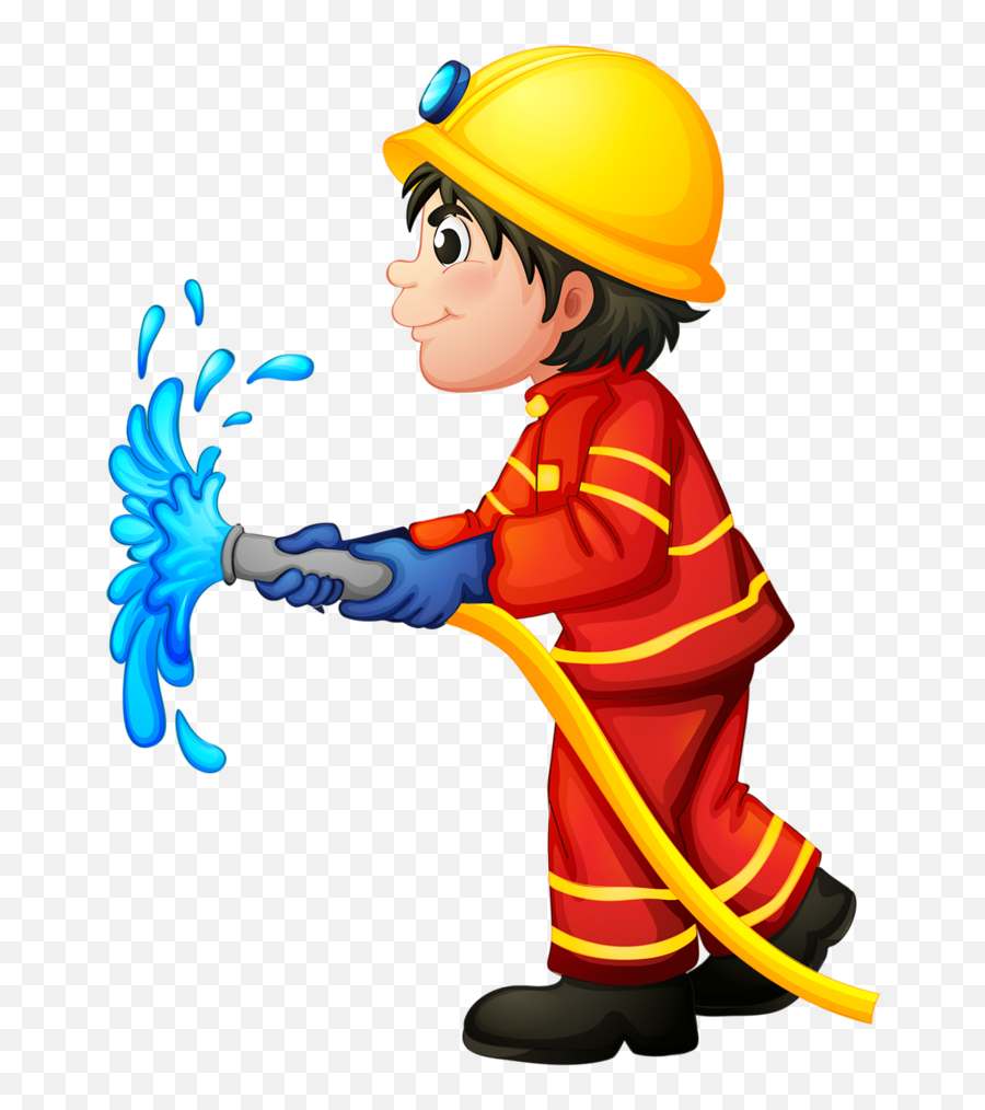 Clipart Woman Fireman Clipart Woman Fireman Transparent - Fireman Clipart Emoji,Firefighter Emoji