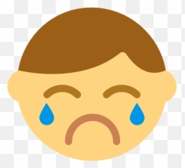 Cry Interface Weep Emoticon Gestures Sad Crying - Icon Emoji