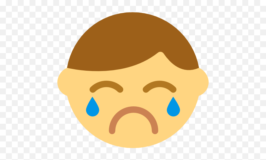 Cry Interface Weep Emoticon Gestures Sad Crying - Crying Icon Emoji,Weeping Emoji