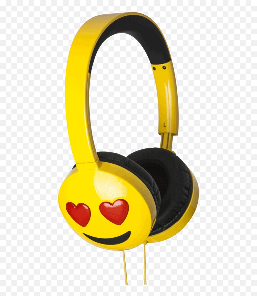 Jamaudio - Jamoji Love Struck Onear Wired Headphones Emoji Earphones,Attitude Emoji