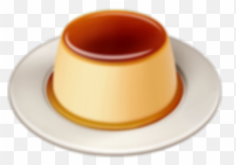 Flan - Saucer Emoji,Flan Emoji