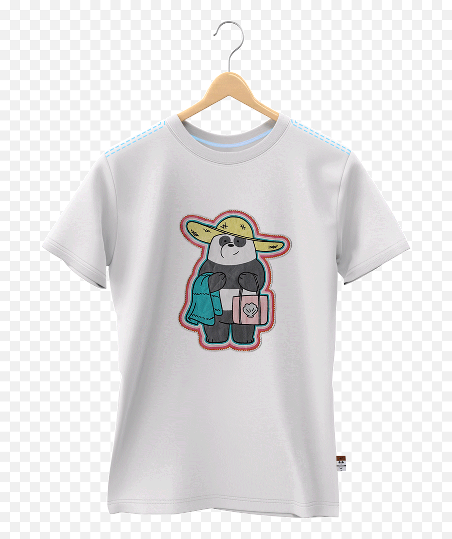 We Bare Bears Lady Graphic T - Shinchan In Pink Shirt Emoji,Goat Emoji Shirt