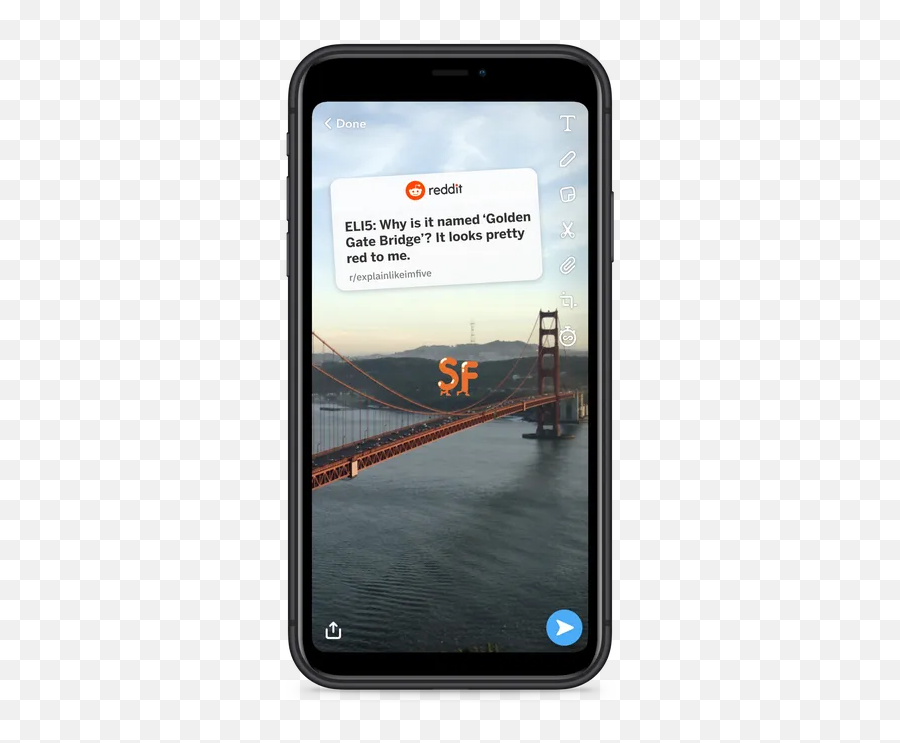 Reddit Now Lets Ios Users Share To - Golden Gate Bridge Emoji,Golden Gate Bridge Emoji