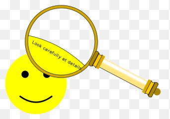 Magnifying Glass - Look Carefully Clip Art Emoji