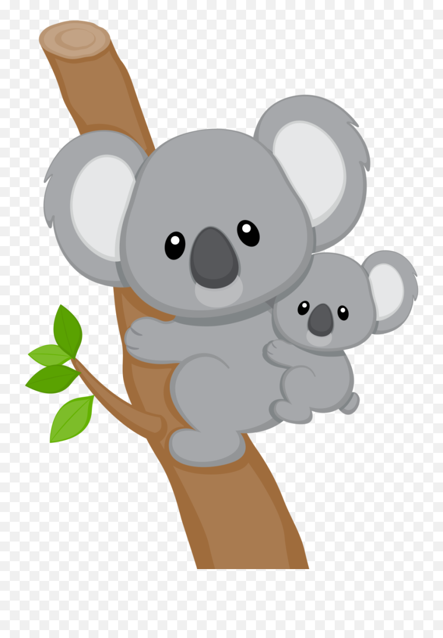 Koala With Baby Clipart - Koala Clipart Emoji,Koala Bear Emoji