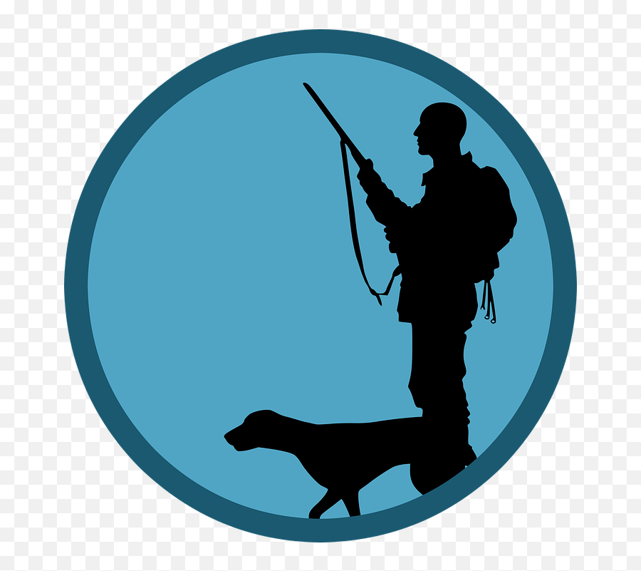 Hunter Hunting Dog - Caçador Vetor Png Emoji,Water Gun Emoji Png