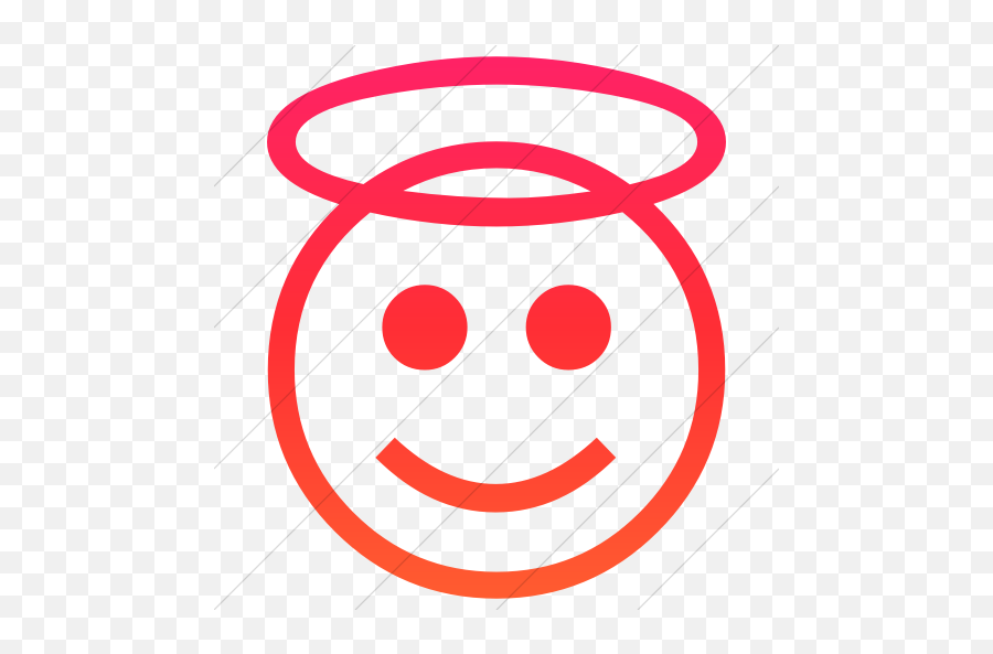 Iconsetc Simple Ios Orange Gradient - Advantage Of 2nd Generation Of Computer Emoji,Halo Emoticon