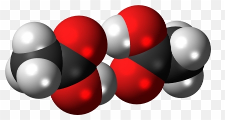 Acetic Acid Dimer 3d Spacefill - Filling Emoji