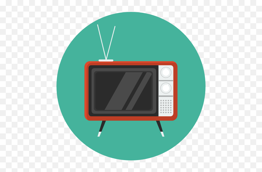 Retro Tv Icon - Tv Icon Flat Emoji,Tv Emoji Png