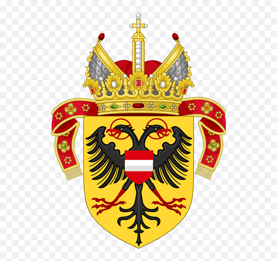 Coa Frederick Iii Of Habsburg - Holy Roman Empire Coat Of Arms Emoji,King And Queen Crown Emoji