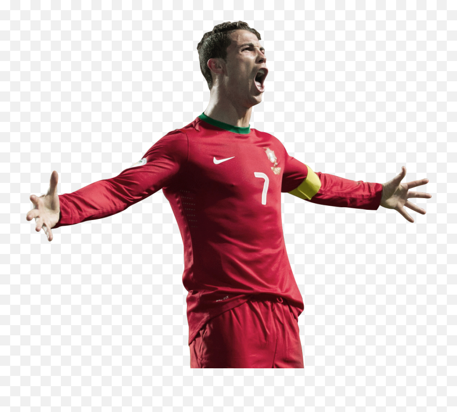 Football Player Png - Transparent Transparent Background Ronaldo Png Emoji,Referee Whistle Emoji