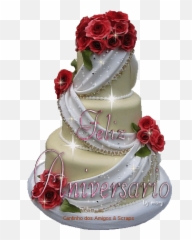 Happy Birthday - Cake With Marriage Anniversary Emoji