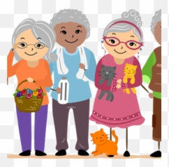 Old People Clipart Png - Senior Citizen Art Emoji