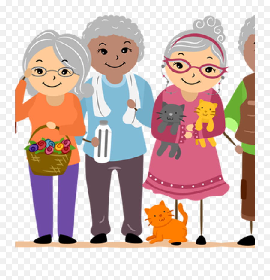 Old People Clipart Png - Senior Citizen Clip Art Emoji,Old People Emoji