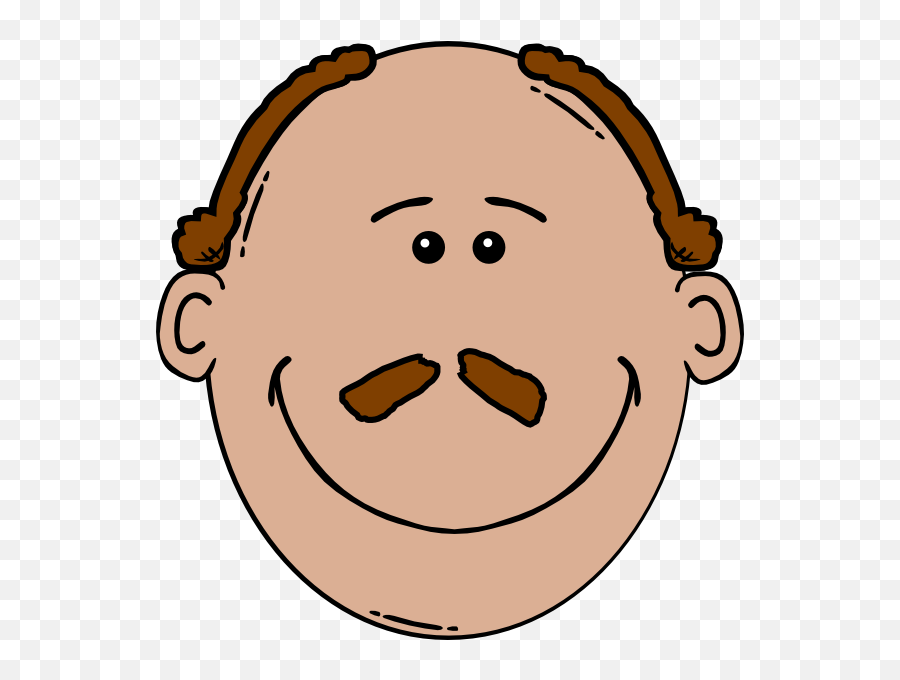 Thirsty Face Clipart Png - Bald Head Man Clipart Emoji,Mustache Emoji Copy And Paste
