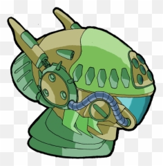 Warrior Robot Head Clipart - Full Size 3285855 Art Emoji