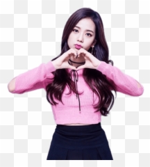 Black Pink Hearts - Jisoo Png Emoji