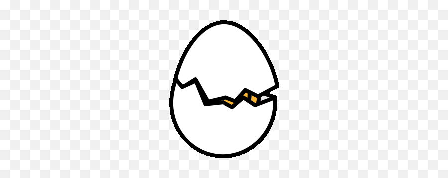 Egg Whites Stickers For Android Ios - Transparent Line Aesthetic Gif Emoji,Cracked Egg Emoji