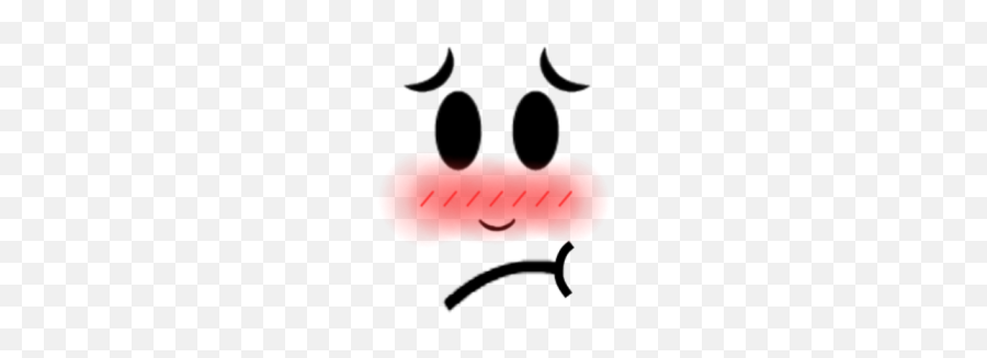 Blush Shy - Cartoon Emoji,Shy Blushing Emoji