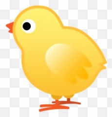 Yellow Cartoon Beak For Easter Day - Icon Emoji,Baby Chicken Emoji