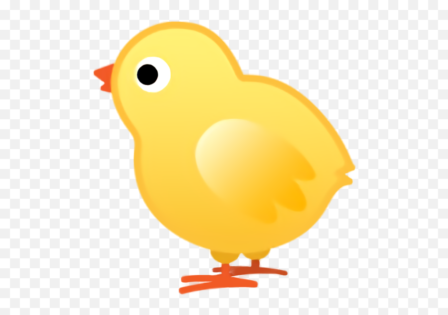 Yellow Cartoon Beak For Easter Day - Icon Emoji,Baby Chicken Emoji