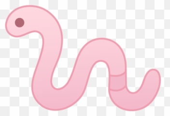 Worm Clipart Cute - Pink Worm Clipart Emoji,Worm Emoji