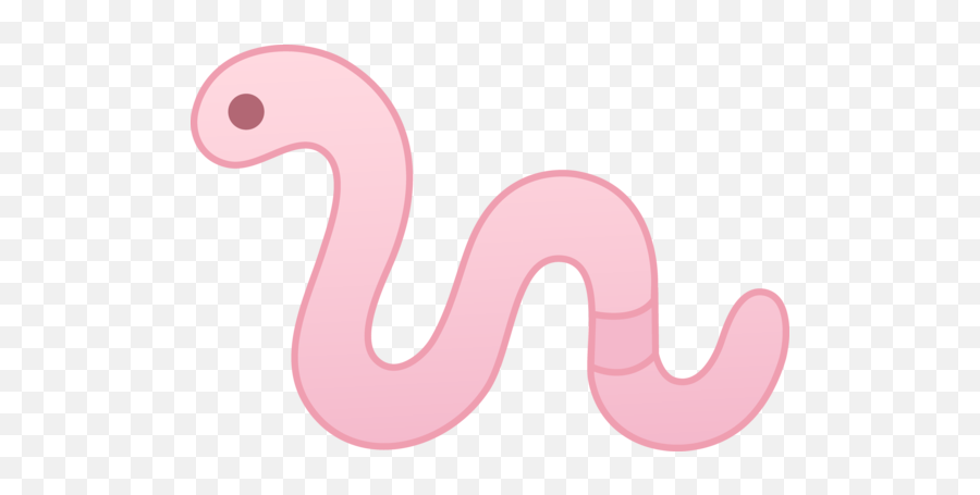 Worm Clipart Cute - Pink Worm Clipart Emoji,Worm Emoji
