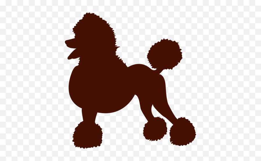 Poodle Pug French Bulldog Clip Art - Silhouette Png Download Poodle Vector Transparent Background Emoji,Poodle Emoji
