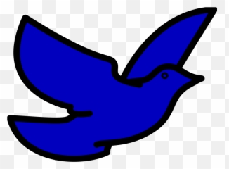 Blue Bird Png Svg Clip Art For Web - Flying Clipart Emoji