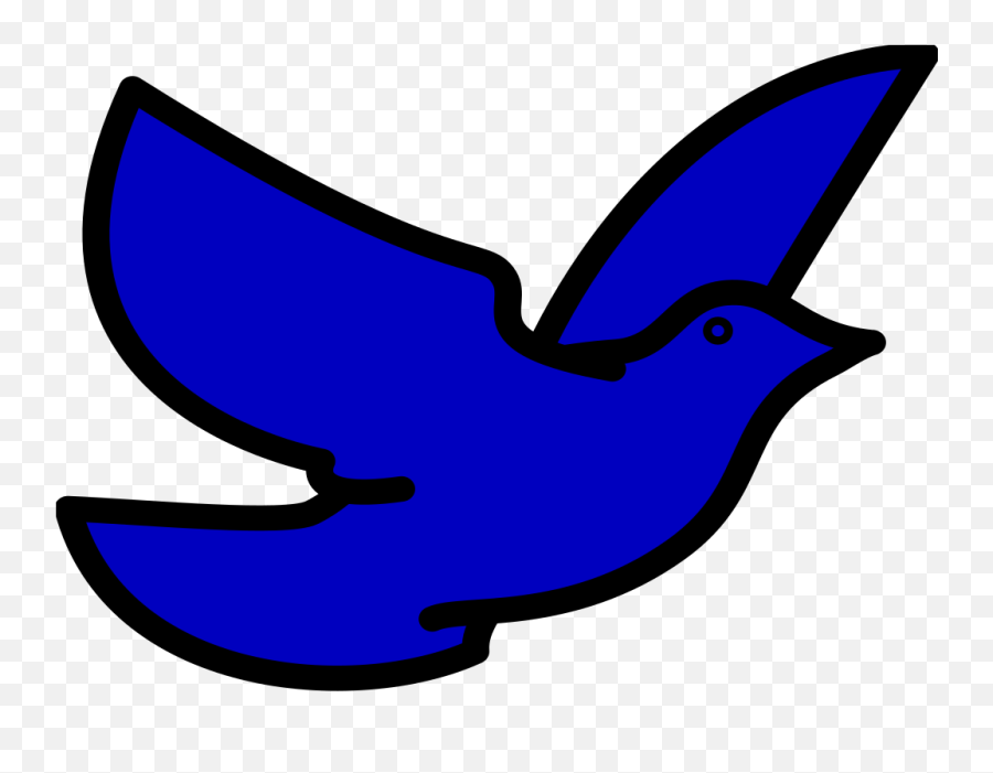 Blue Bird Png Svg Clip Art For Web - Blue Bird Flying Clipart Emoji,Blue Bird Emoji