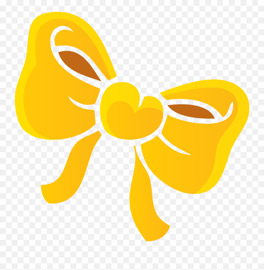 Bow Tie Clipart Png - Graphic Free Download Drawing Cartoon Yellow Bow Cartoon Emoji,Yellow Ribbon Emoji