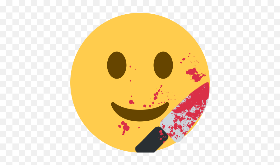 Psychopath - Psychopath Emoji,Bloody Knife Emoji